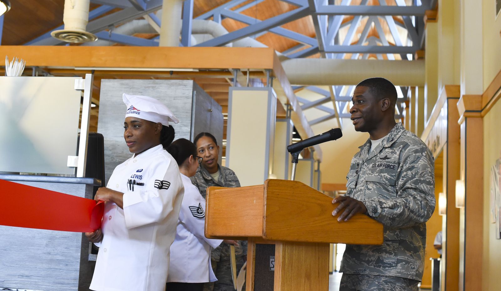 The Gaylor Dining Facility opened last week after $2.4 million in repairs and renovations. (Photo/Joint Base Charleston)