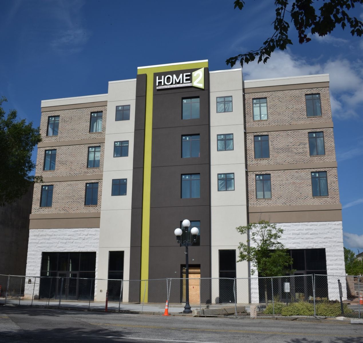 Construction on Anderson's Homes2Suites is set to conclude Aug. 20 under the direction of Van Winkle Construction and Fontaine Construction. (Photo/Molly Hulsey)