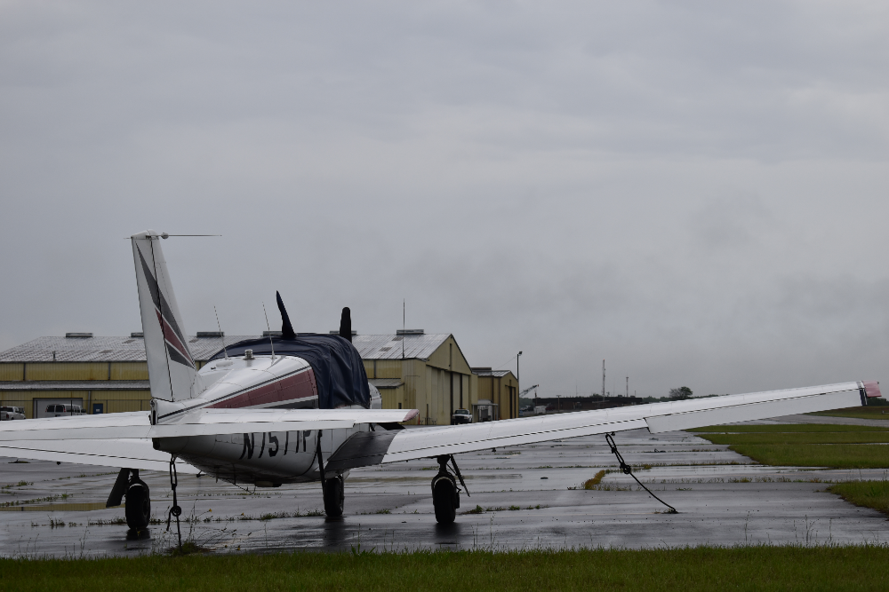 Garrison said at least 43 pilots are on a waiting list for hangar to put their private craft, so a newly-paved taxiway and additional hangars are the next capital projects in works. (Photo/Molly Hulsey)