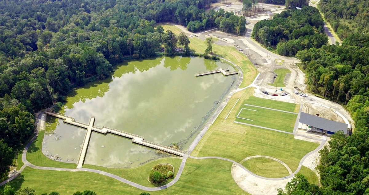 The Ashley River Park in Dorchester County is an 85-acre greenspace with walking trails, dog parks, fishing pond and a number of other facilities near the Ashley River. (Photo/Provided)