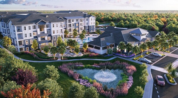 Developers plan for construction to be far enough along to start leasing for fall 2024 at Aventon Mikasa. (Rendering/Provided)