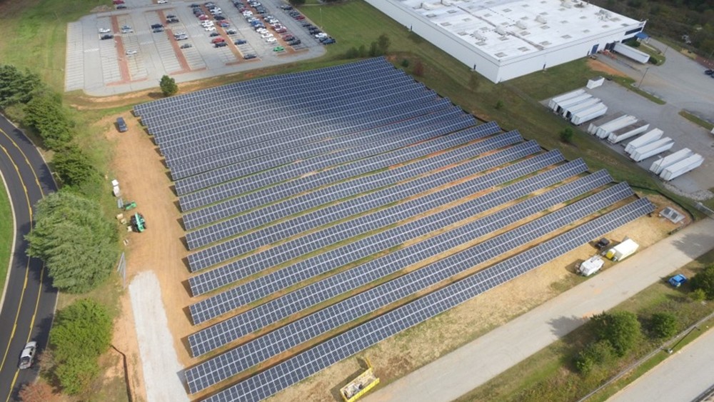 Bosch's Fountain Inn five-acre solar array is the first of its kind in North America for the company (Photo/Provided)