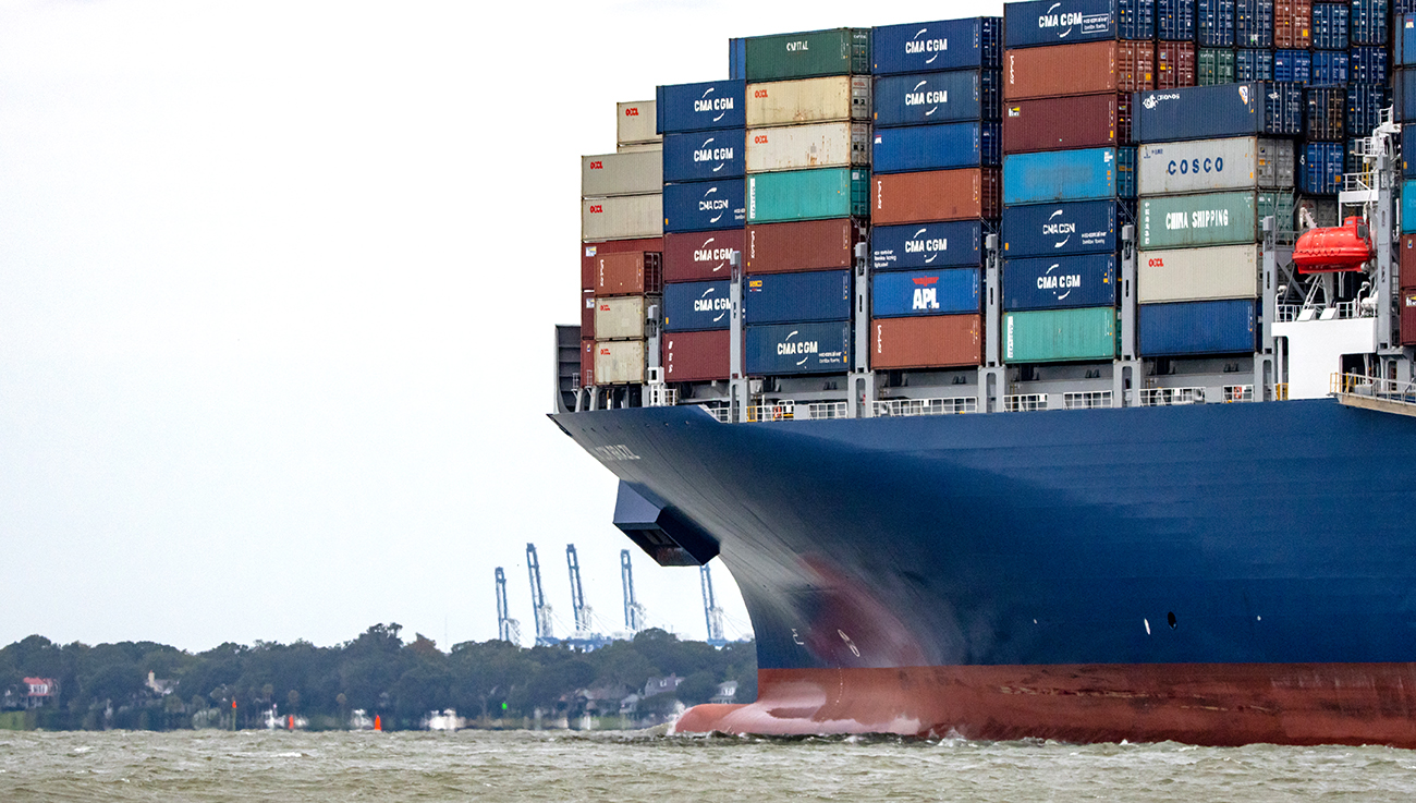 The S.C. Ports Authority began the first quarter of the fiscal year with record volume for the first three months. (Photo/Kim McManus)