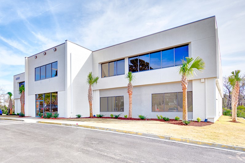 A renovated medical office building at 4100 N. Main St. has been fully leased by Trinity Partners. (Image/Provided)