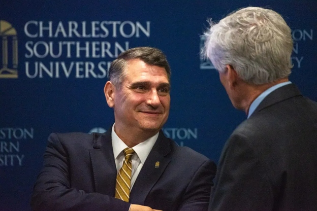 Keith Faulkner was named the fourth president of Charleston Southern University.