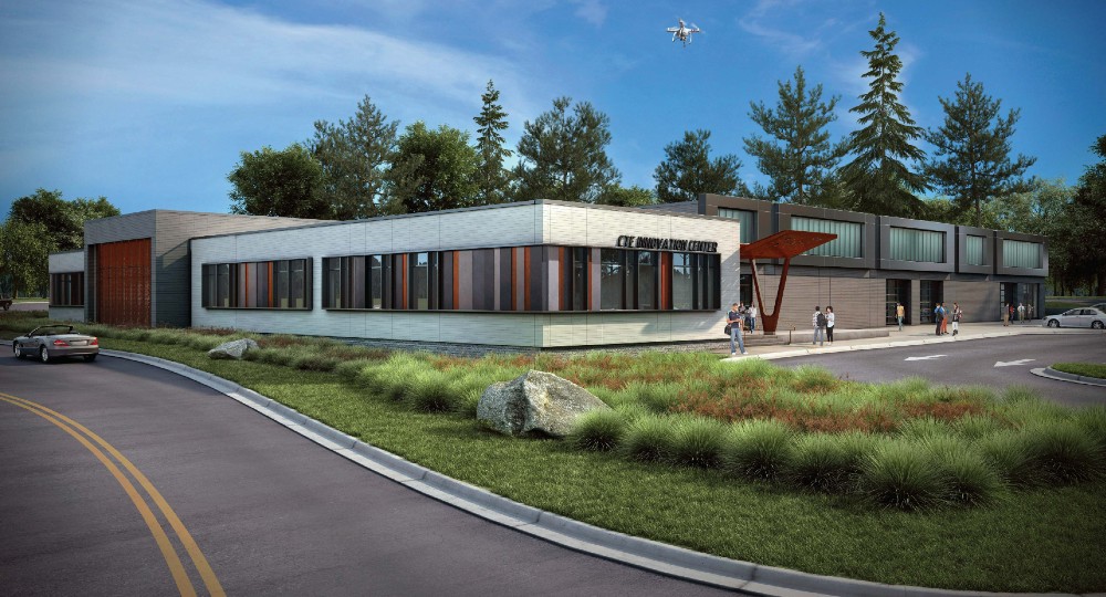 Work has begun on Greenville County Schools' Career and Technical Education Innovation Center. (Rendering/Provided)