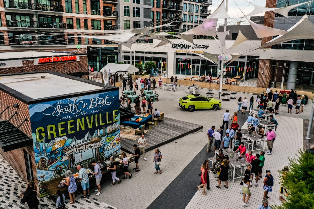 Camperdown Plaza in Greenville is one recent addition to the tourism invetory that also benefits the local population. (Photo/VisitGreenvilleSC)