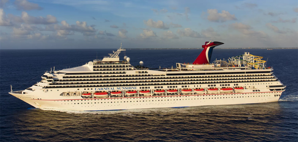 The 892-foot Carnival Sunshine launched from the S.C. Ports Authority cruise terminal in May. (Photo/provided)