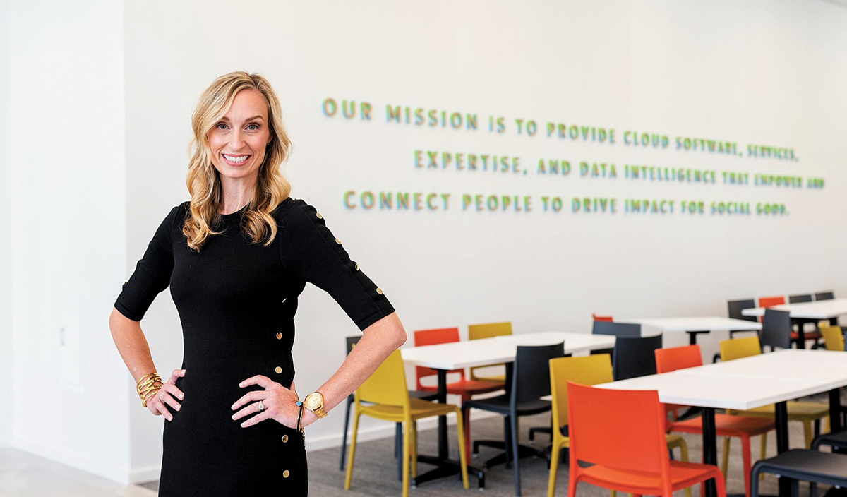Catherine Cook LaCour serves as chief marketing officer for Blackbaud, a Charleston software and services company serving social good organizations across the globe. (Photo/Provided)