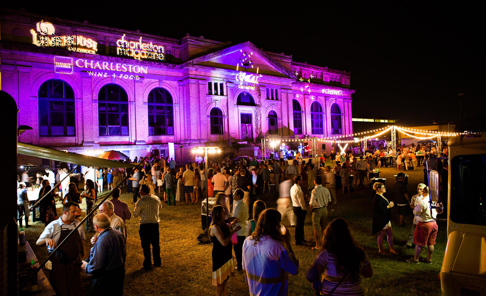 The 2015 Charleston Wine & Food festival included a party at the Power House on the former Navy Base in North Charleston. Charleston Wine & Food has canceled the 2021 festival. (Photo/Andrew Cebulka)