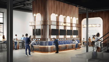 Crush Yard will feature a self-serve tap system for beer. (Rendering/Crush Yard)