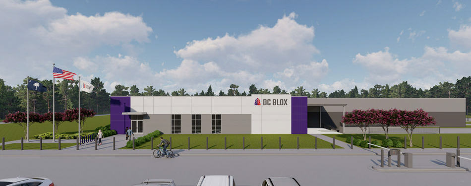 The Horry County location will be one of six data centers managed by DC Blox across the Southeast. (Rendering/Provided)