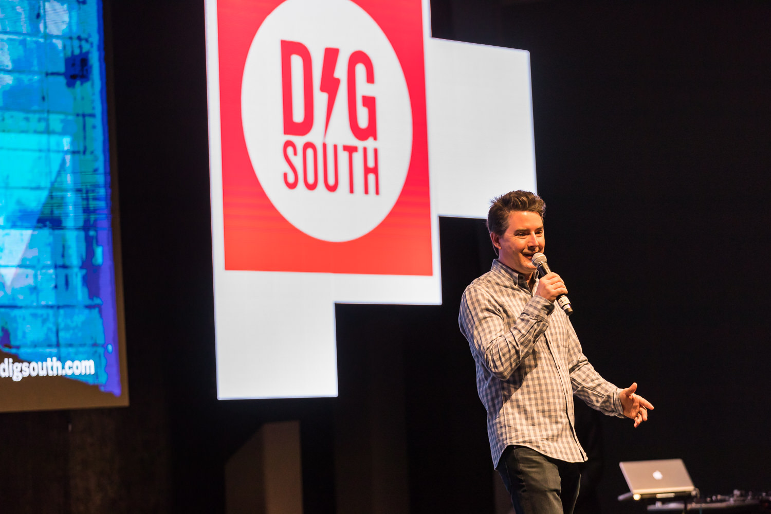 Dig South Founder Stanfield Gray said the tech conference fosters connections between entrepreneurs, founders and investors. (Photo/Adam Chandler)