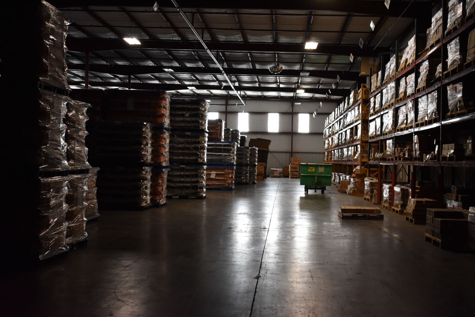 Stacks of imported goods await delivery in one of the Upstate's foreign-trade zones. (Photo/Molly Hulsey)