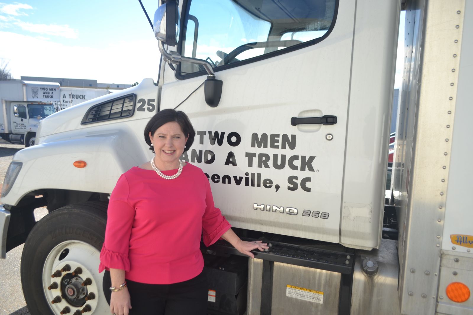 Rebecca Feldman owns Two Men and a Truck in Greenville. (Photo/Teresa Cutlip)