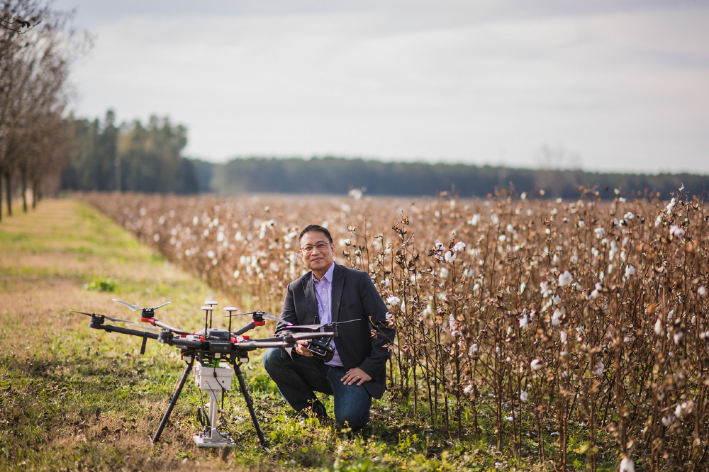 As an unmanned aerial vehicle pilot for Clemson University, his research ‰ÛÓ Joe Mari Maja also oversees the department‰Ûªs Sensor and Automation Laboratory ‰ÛÓ has given farmers the tools necessary to address environmental needs based on real-time data. (Photo/Clemson University)