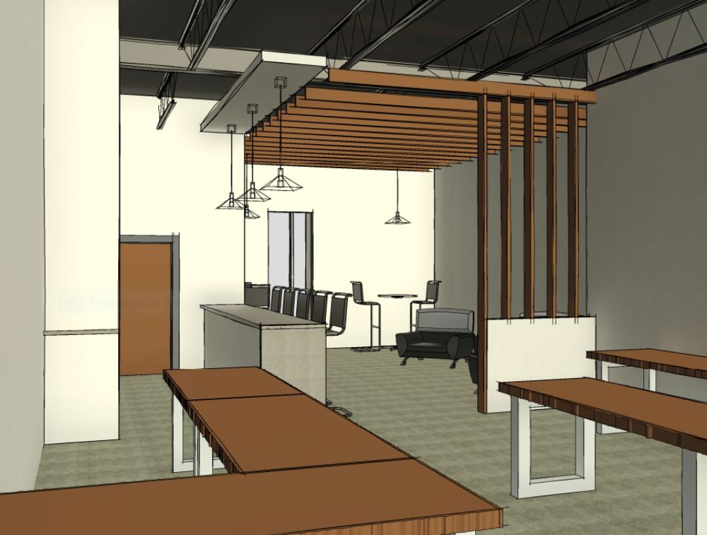 The bar has a 25-person capacity and is 330 square feet. (Rendering/Provided)