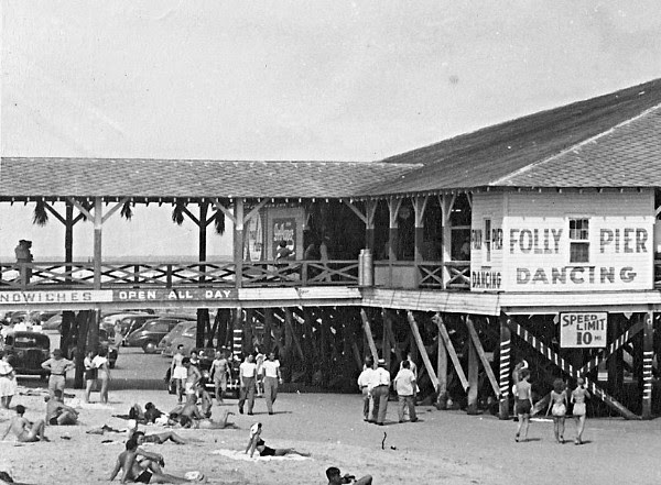 You could drive on the beach at Folly Pier in 1950. The Folly Beach pier was originally built in the 1930s, and it had to be rebuilt after fires in 1960 and 1977. The current Edwin S. Taylor Folly Beach Fishing Pier was opened in 1995. (Photo/Provided)