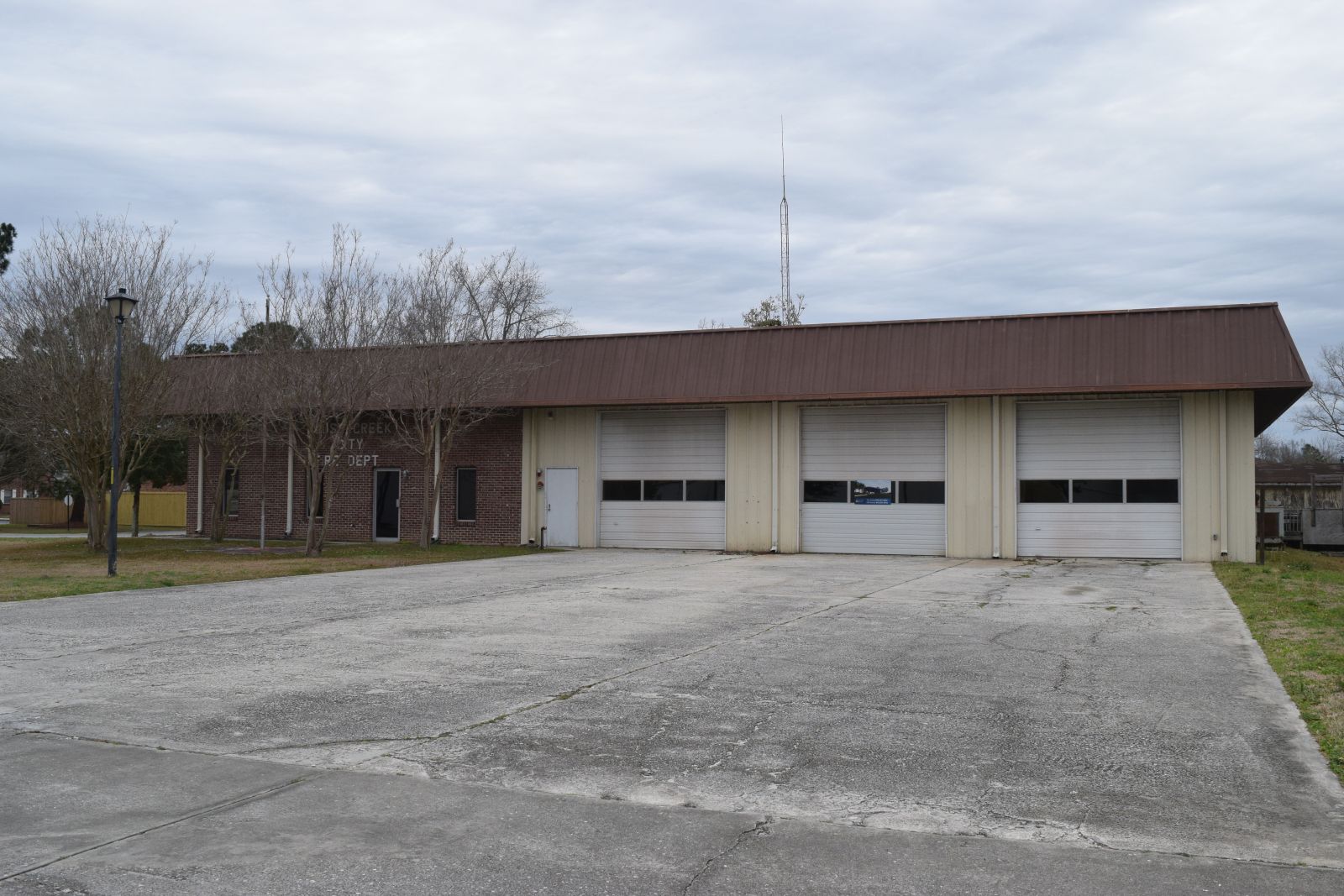 One major location for possible investment in Goose Creek is the former fire station on Button Hall Avenue, which is under contract with the real estate company Cityvolve. (Photo/Patrick Hoff)