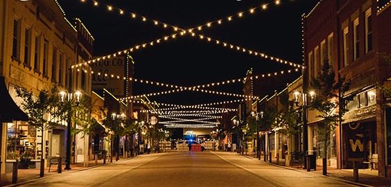 Greer's recently resurfaced Trade Street will be closed to restaurant patrons on Fridays in October. (Photo/Provided)