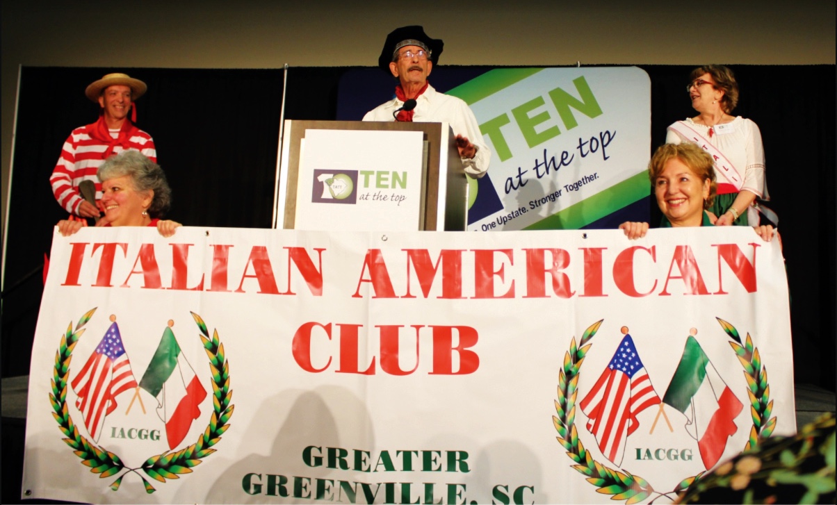 Hughes' Investments awarded the Italian club a $5,000 grant following their presentation at Ten at the Top's Celebrating Successes event. (Photo/Provided)