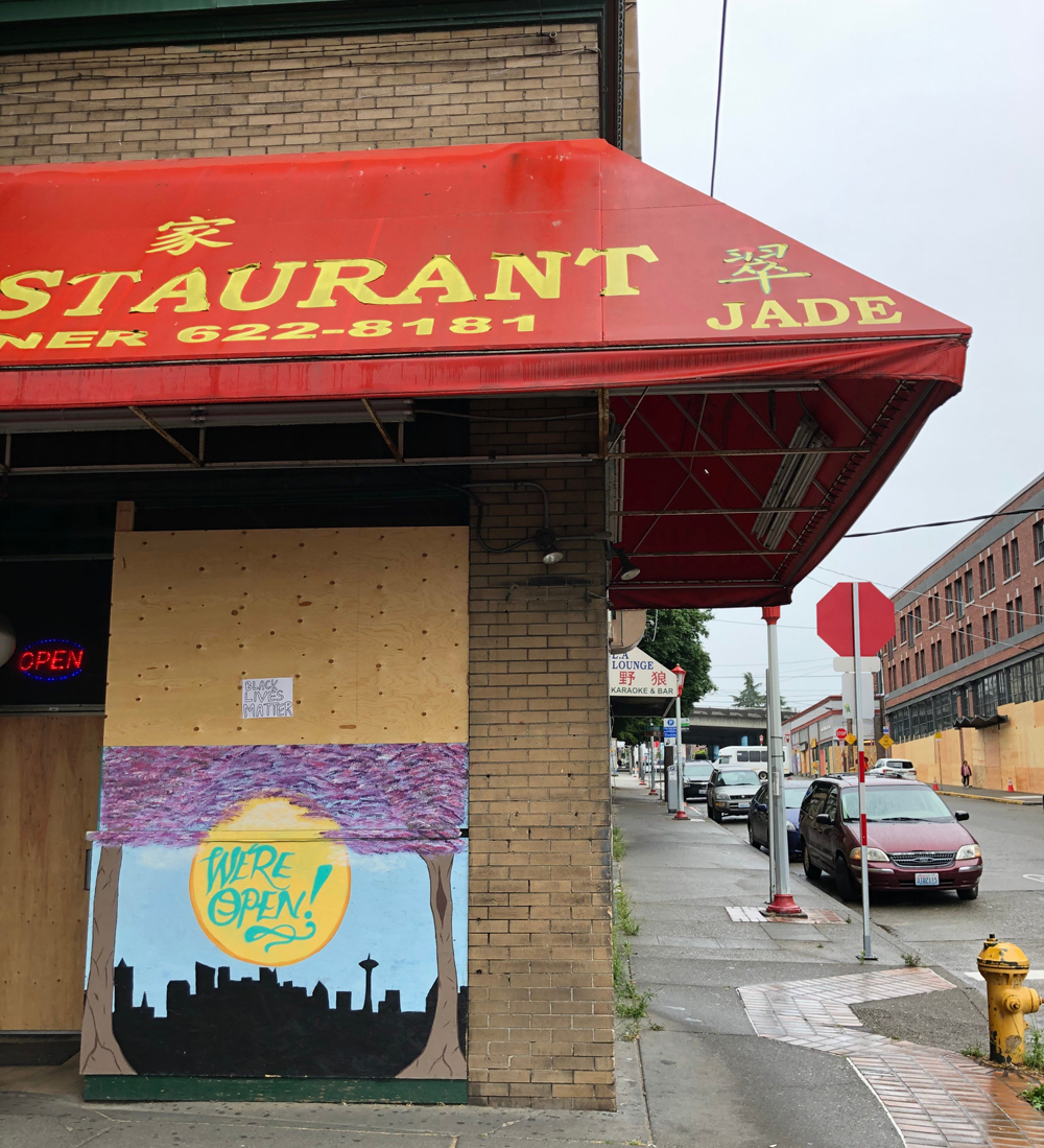 The Jade Garden restaurant in Seattle??s International District was hit hard by the COVID-19 pandemic then a robbery after George Floyd protests. (Photo/Eric Chan)