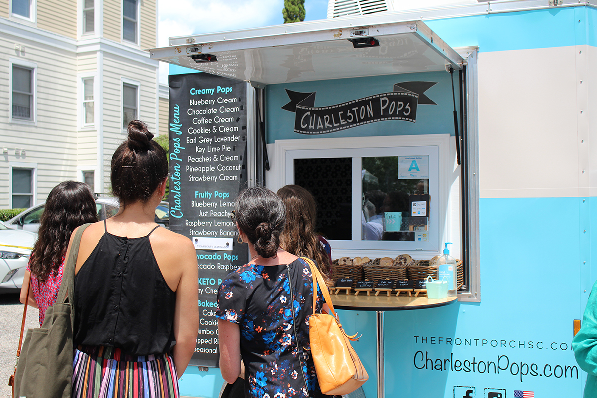 Charleston Pops is one of the recipients of a Climb Fund loan. This dessert and catering company started out as a pop-out tent, is now operating out of a trailer, and will soon be expecting its first brick-and-mortar location near the end of the year. (Photo/Alexandria Ng)