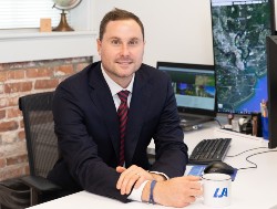 Charles Hager is the Charleston manager for LJA, a Houston-based consulting firm that is expanding in the Southeast. (Photo/Aleece Sophia)