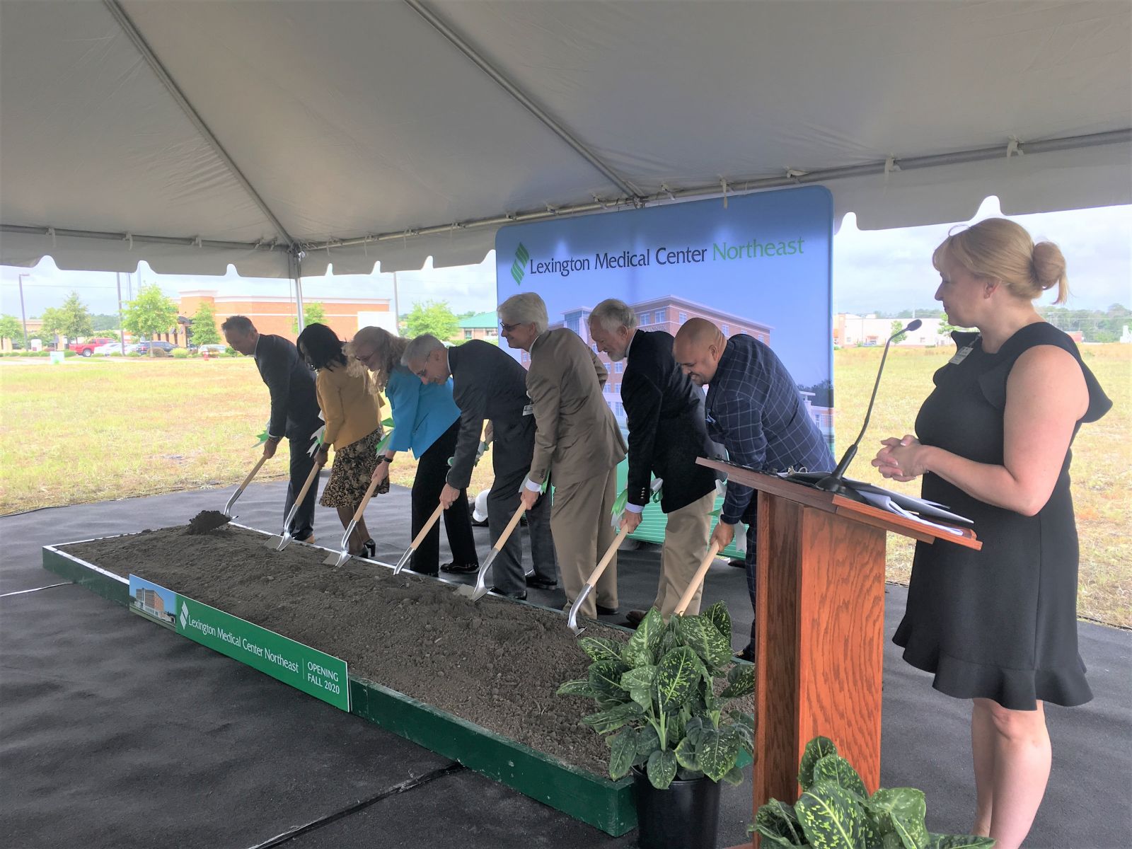 Lexington Medical Center officials break ground on a new outpatient center in Northeast Columbia (Photo/Renee Sexton)