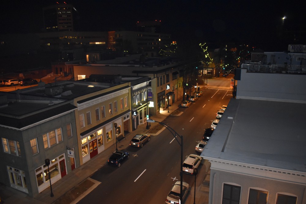 Downtown Greenville before the first COVID-19 case was announced in the Upstate. (Photo/Molly Hulsey)