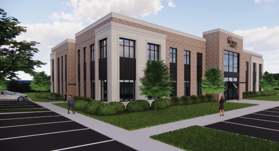 Mungo Homes has begun construction on its new company headquarters at 441 Western Lane in Irmo. (Rendering/Provided)