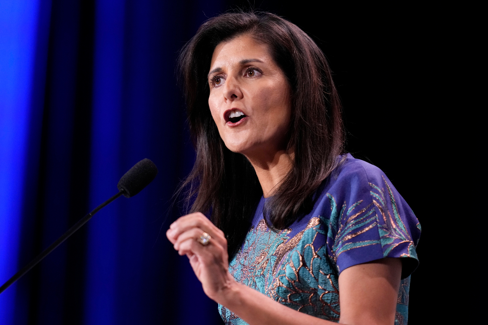 If elected, Nikki Haley would be the nation's first female president and the first U.S. president of Indian descent. (AP Photo/John Locher, File)