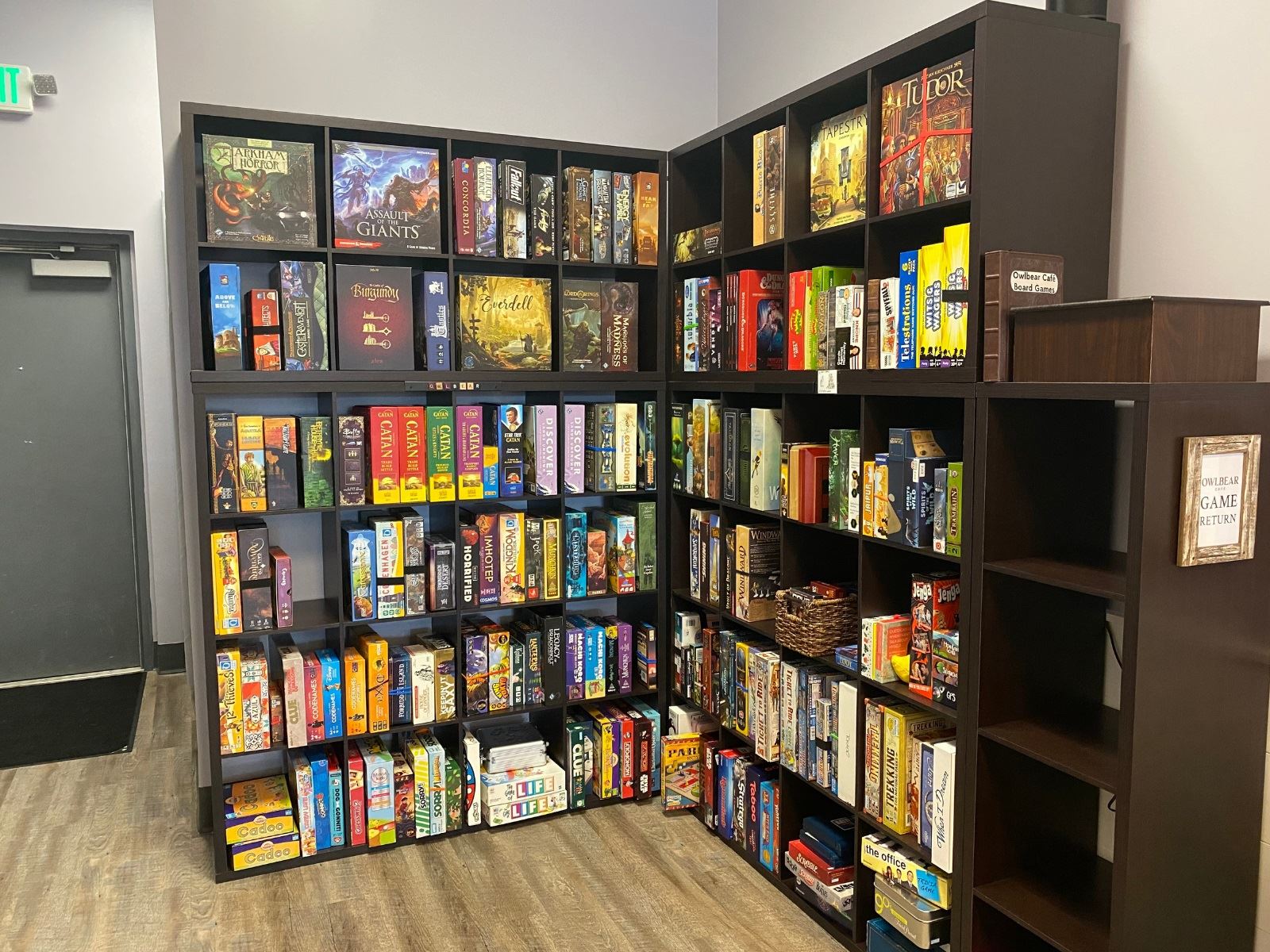 The Owlbear Cafe has more than 200 boardgames for patrons to play while they gather and eat. (Photo/Provided)