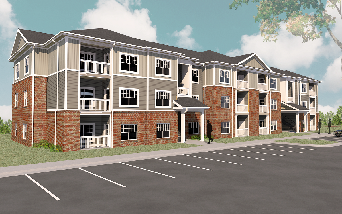 Parkside at Hickory Grove in Charlotte will feature 80 units of 1-, 2-, 3-bedroom apartments. (Photo/Provided)