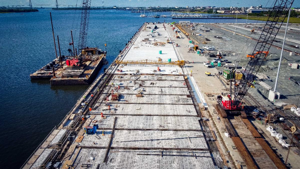 The Hugh K. Leatherman Sr. Terminal is expected to open in early 2021. (Photo/S.C. Ports Authority)