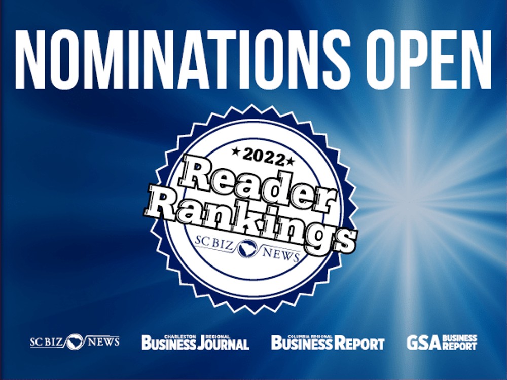 Voting is now open for SC Biz News' Reader Rankings program.