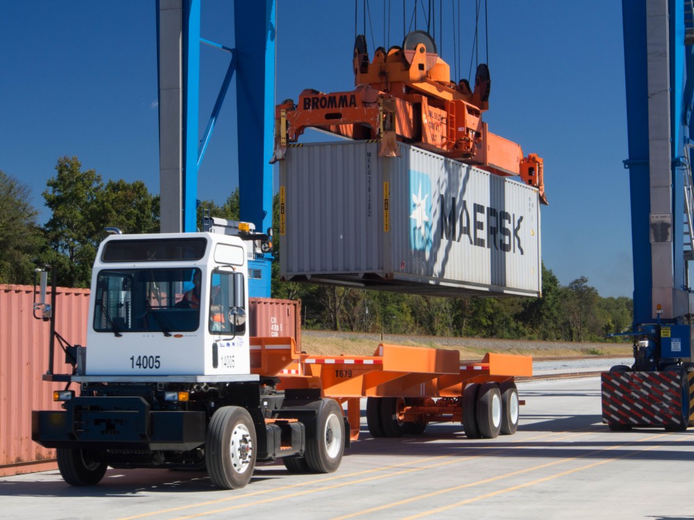 Inland Port Greer opened in 2013 and continues to see record growth year-over-year, handling 143,204 rail moves in fiscal year 2019. (Photo/ S.C. Ports Authority)
