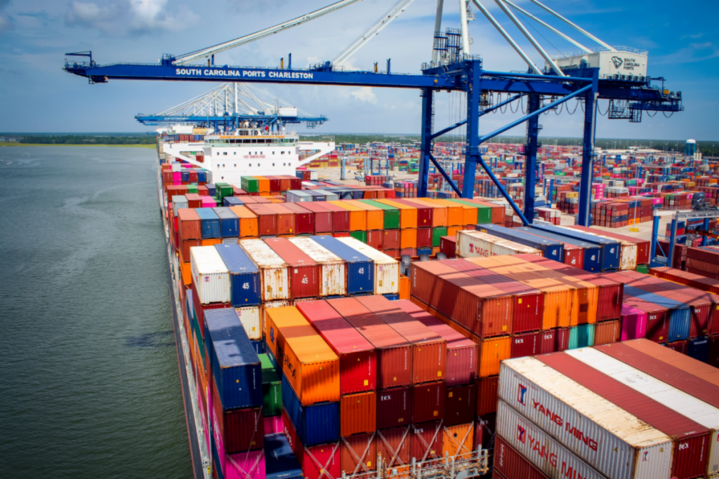 The grant funding will upgrade infrastructure at Wando Welch Terminal, the state's busiest container terminal. (Photo/SCPA)