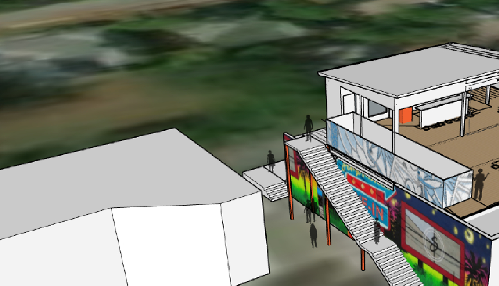 The rooftop expansion at The Slice will add 55 seats, bringing the capacity to serve around 150 people at any given time. (Rendering/Provided)