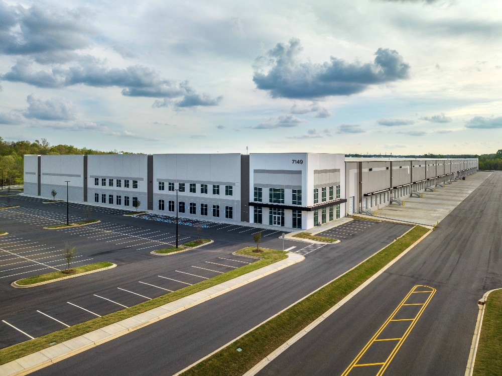 Rockefeller Group, a real estate developer, owner and investor, has sold Stateline 77, a two-building, 1.07 million square foot fully stabilized industrial park in Fort Mill, to EQT Exeter. (Photo/Provided)