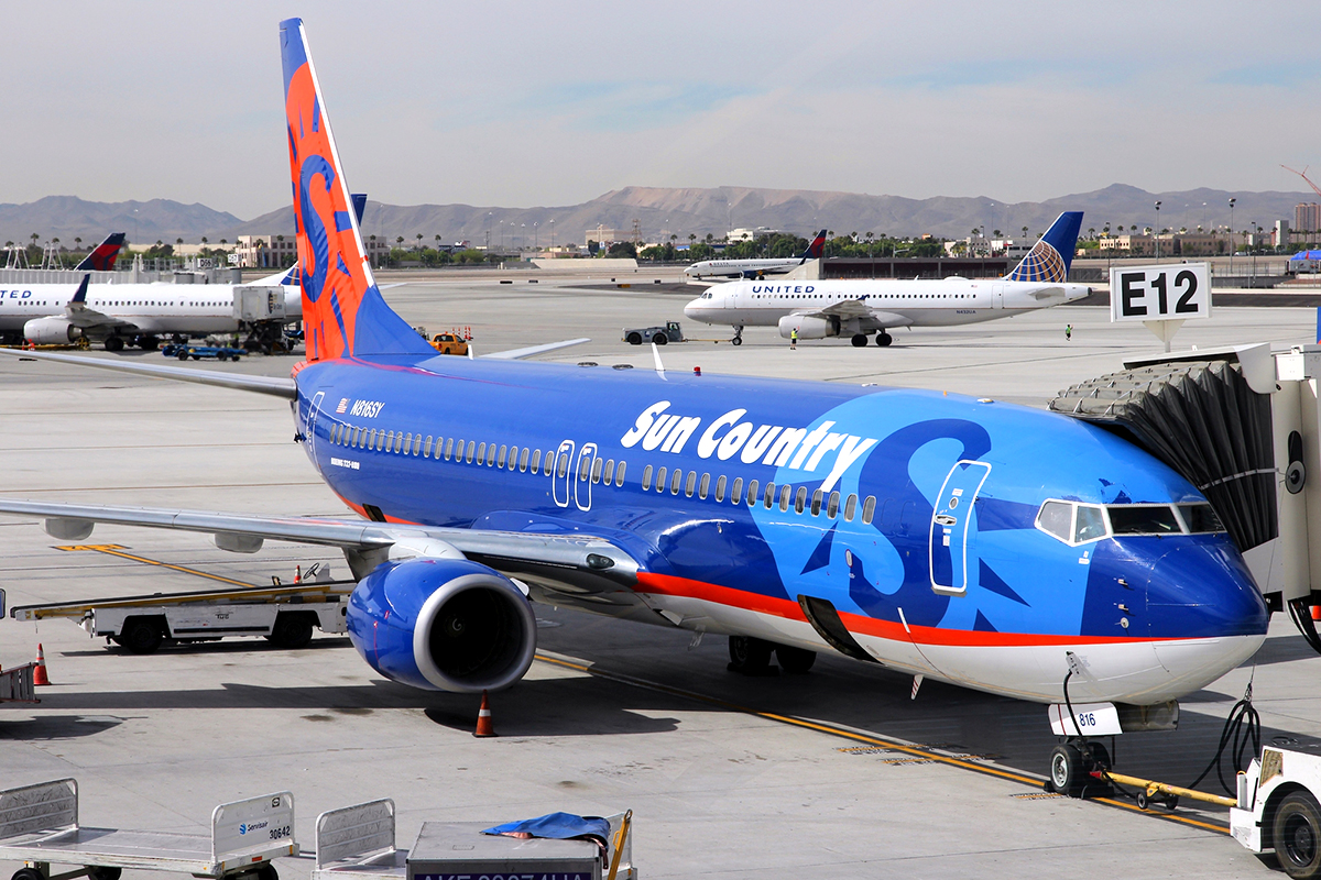 Sun Country Airlines will provide the first direct service from Charleston to Minneapolis-St. Paul International Airport, starting in April. (Photo/File)