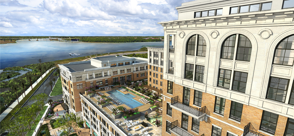 The Jasper will have views of the Charleston waterfront, as well as a rooftop patio and pool. (Photo/Provided) 