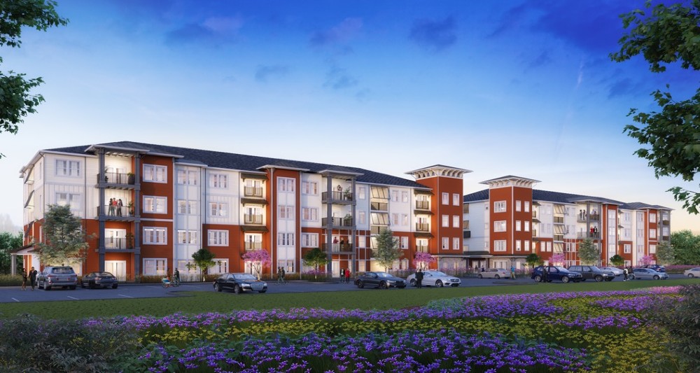 Lively at Victor Park will bring 318 apartments, a two-story gym and pool to the former Victor Mill site. (Photo/Provided)