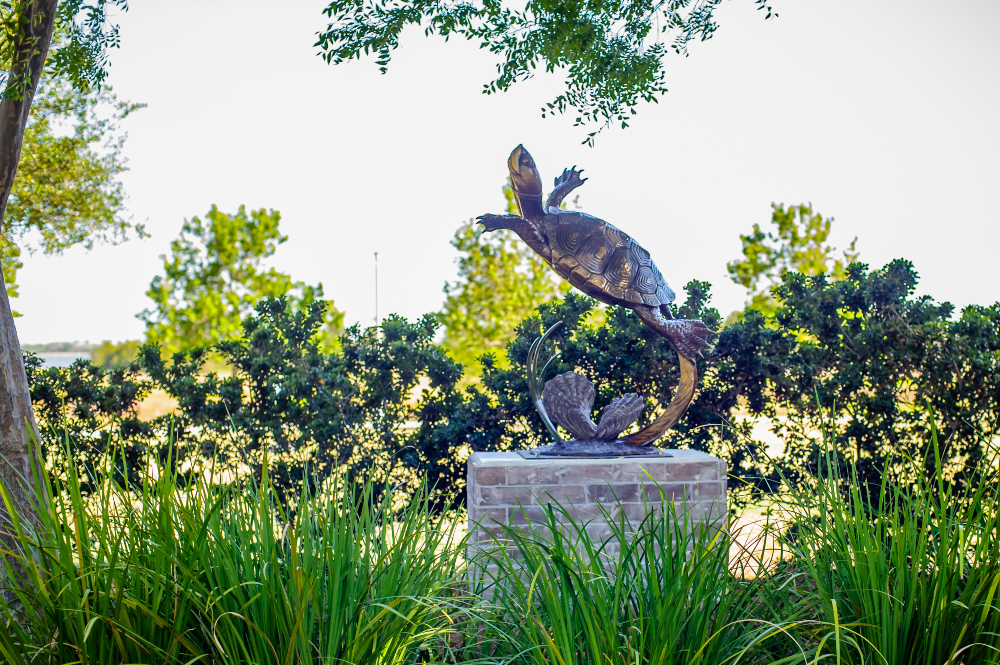 The Southeastern Wildlife Exposition recently acquired the sculpture ‰ÛÏTidewater Terrapin‰Û_x009d_ from renowned sculptor David Turner. (Photo/Provided)