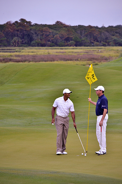 Tiger Woods at the 2012 PGA Championship on Kiawah Island. (Photo/Leslie Burden, Charleston Regional Business Journal)