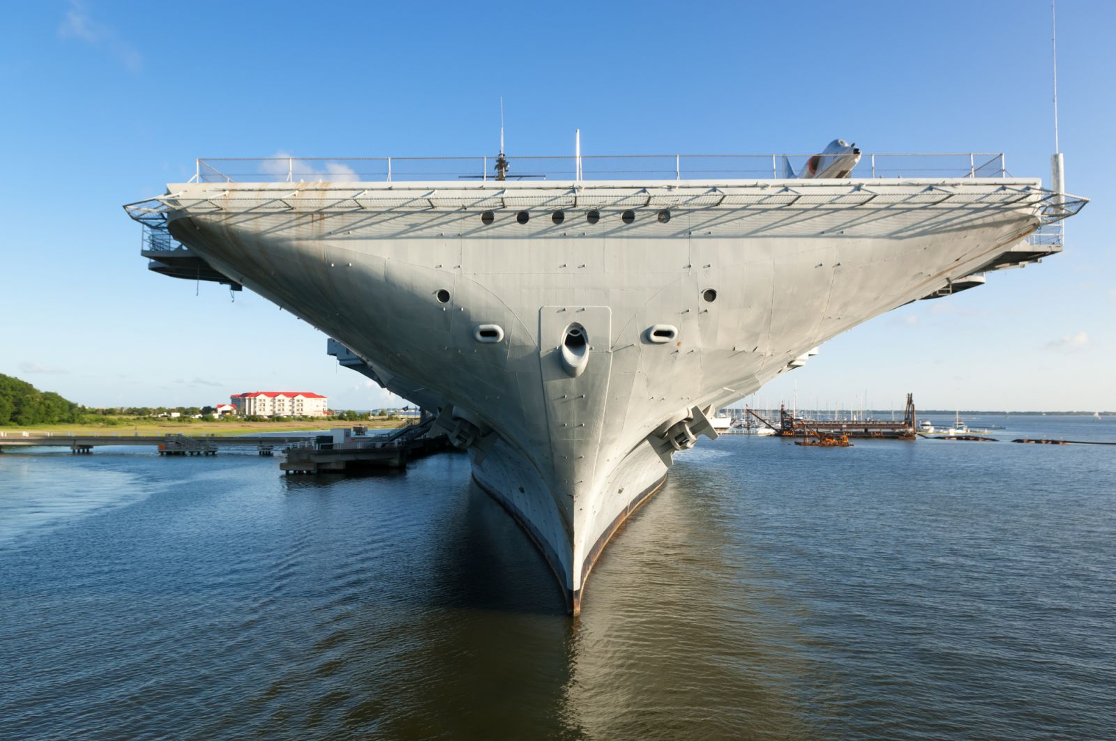 The aircraft carrier Yorktown is one of the signature features of Patriots Point Naval & Maritime Museum. (Photo/file)