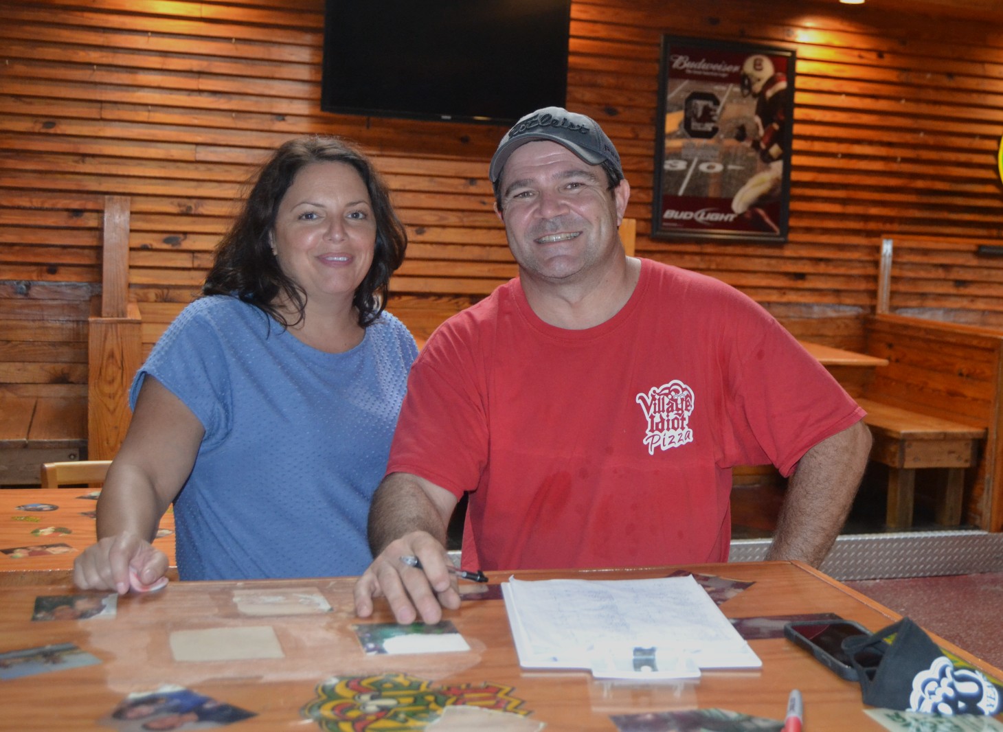 Brian and Kelly Glynn, owners of local landmark Village Idiot Pizza, will be inducted into the Columbia Restaurant Hall of Fame in November. (Photo/Melinda Waldrop)