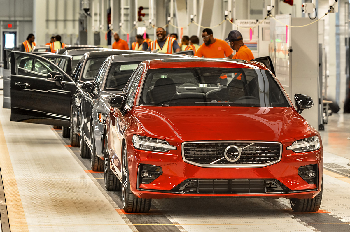 Volvo Cars builds the S60 sedan at the company‰ŰŞs manufacturing facility in Ridgeville. The company is expanding the capability of the site to include building an electric vehicle, the Polestar 3. (Photo/Provided)