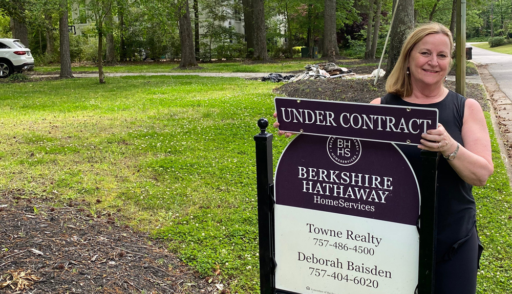 Realtor Deborah Baisden of Berkshire Hathaway HomeServices Towne Realty in Virginia has had to advise clients to walk away after issues are revealed in inspections. (Photo/Deborah Baisden)