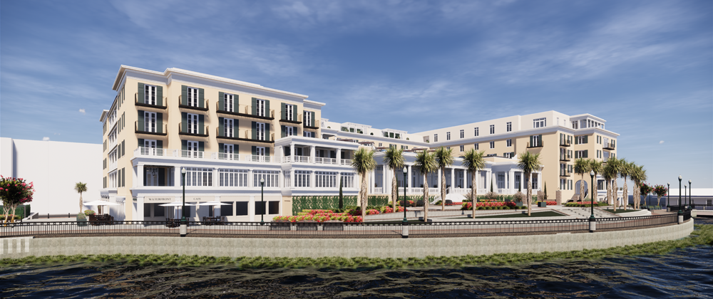 Lowe has received approval from the Charleston Board of Architectural Review for its 225-room waterfront hotel on Concord Street. (Rendering/Provided)